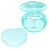 Aruicheng Contact Lens Case Portable Contact Lens Box with Mirror