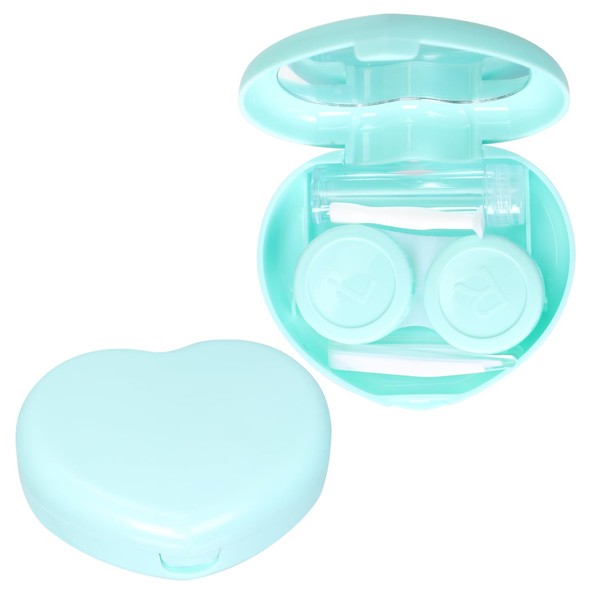 Aruicheng Contact Lens Case Portable Contact Lens Box with Mirror