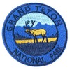 Explore Grand Teton National Park 3" Embroidered Patch Iron-on or
