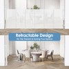 Borthmiu Reinforced 100 Inch Extra Wide Retractable Baby Gates with