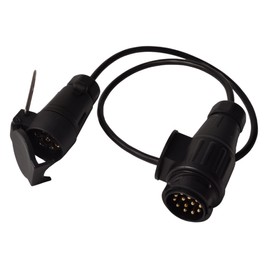 ProPlus 343527 Verlängerungskabel Stecker 13polig auf Kupplung 7polig Länge 80cm