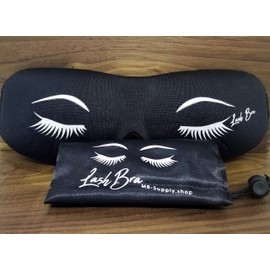 MBsupply Lash Bra - 3D Protective Eye Sleep Mask Cover for Eyelash Extensions - Black, 3-Pack