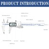 ACEMETER Digital Caliper,6 Inch Caliper Measuring Tool,IP54 Waterproof Protection Design,Large