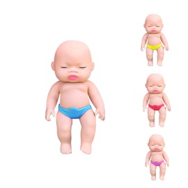 Dzannc Squishy Toy, Squeeze Doll Toys, Ugly Babies, Ugly Baby Doll Toys, Squishy Toys/Cute Toys, Doll Pinch Music, Stress Relief Goods, Mind Release, Ugly Babies Squeeze, Elastic Doll Squeeze Gadget,