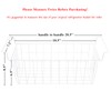 Homics Chest Freezer Baskets 20.5 Inch, Chest Freezer Organizer Bins