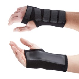 Actesso Advanced Wrist Support Brace - Carpal Tunnel Splint - Relieves Wrist Pain, Sprains, Tendonitis and RSI (Small Left)