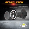 QULOOX Pair 7" Inch Round LED Headlights Hi/LO Sealed Beam