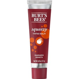 Burts Bees Mandarin Granita Squeezy - Bálsamo labial tintado, 0.43 onzas