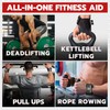 AQF Weight Lifting Hand Grips with Wrist Support – Anti-Slip