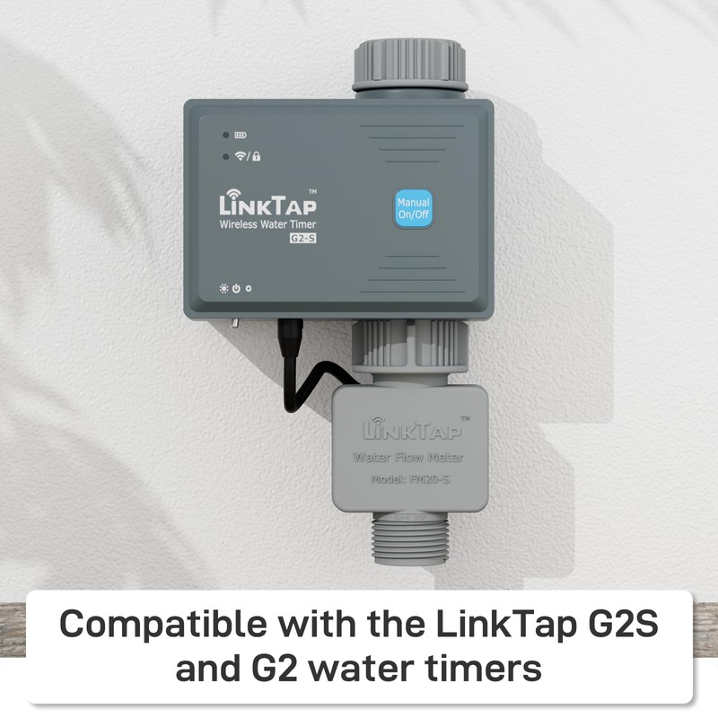 LinkTap - Medidor de flujo micro compatible con el temporizador