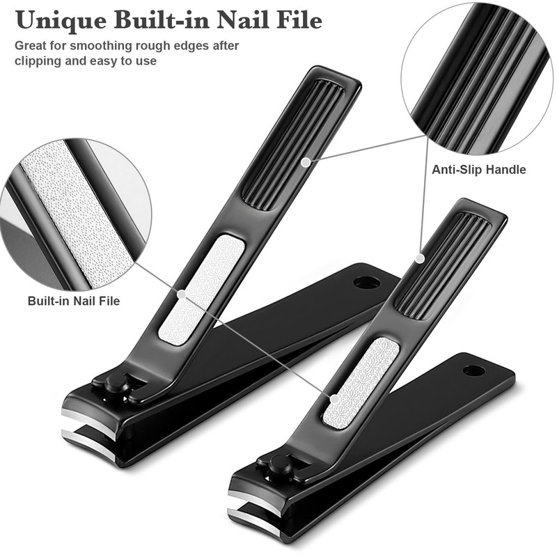 Nail Clippers Manicure Set, Toenail Clippers and Fingernail Clippers, Sharp
