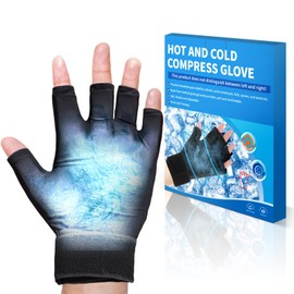 Finger Kompressions Eishandschuh zur Schmerzlinderung, Handgelenk-Eisbeutel für Wärme- und Kältetherapie, Gel-Kältebeutel für Sehnenscheidenentzündung, Karpaltunnel