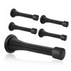 Spring Door Stopper, 5 Pcs Wall Mounted Spring Doorstop, Spring