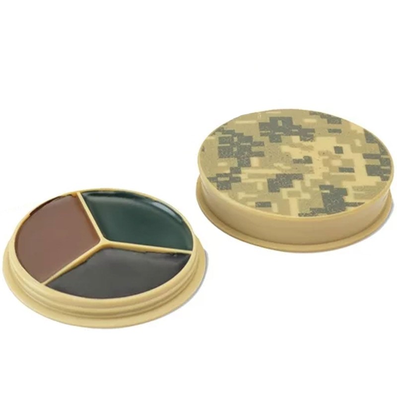 HME Camo Face Paint Kit with Mirror - Long-Lasting Non-Glare