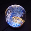 Keystone Glass Art Paperweight Blue Wave IN010559