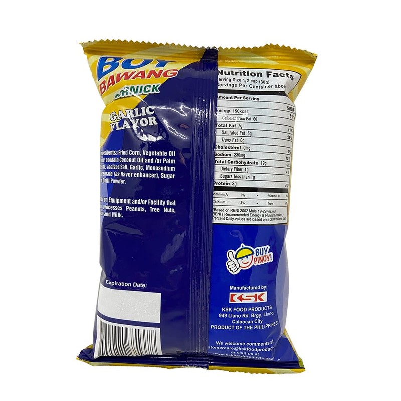 Boy Bawang Cornick, Garlic - Crispy Tasty & Gluten-Free Corn
