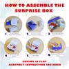 FETTIPOP DIY Gift Box, Gift Carton, Exploding confetti (Premium White),
