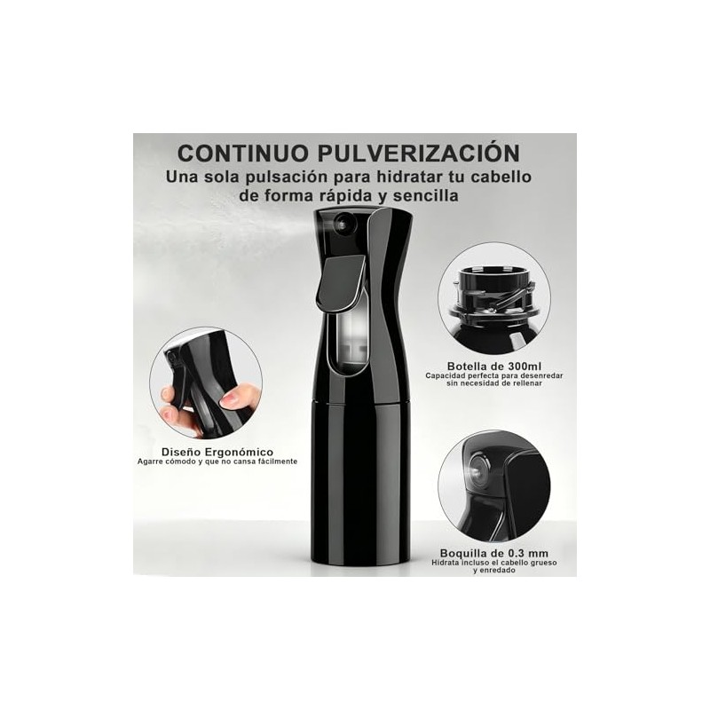 Juego de 5 Cepillos para Cabello Rizado, Desenredante y Peine