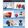 ILKCC 6Pcs Dash Cam Adhesive Pads [2mm, 2.83" Sq &