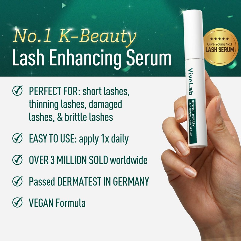Biotin Lash Serum - Eyelash and Eyebrow Growth Serum for