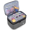 Luxja Sewing Accessories Organiser, Double-layer Sewing Supplies Organiser for Needles,