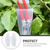 Yardwe Pruning Shears Storage Box 8.5 Inch Transparent Plastic Organizer