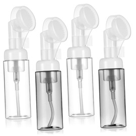4pcs Foaming Soap Dispenser Bottles Frosted Bubble Bottle Empty Refillable Pump Bottles Hand Soap Travel Size Foaming Dispenser Cleaning Lotion Shampoo