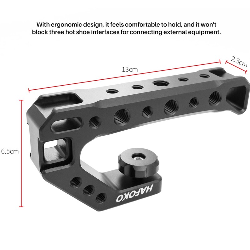 HAFOKO Camera Top Handle Camera Top Cheese Handle Universal Video