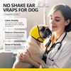 JOHNBOLIN Dog Ear Muffs & No Shake Ear Wrap for