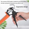 MUMIK Caulk Gun and Caulk Scraper Kit, 10:1 Thrust Ratio,