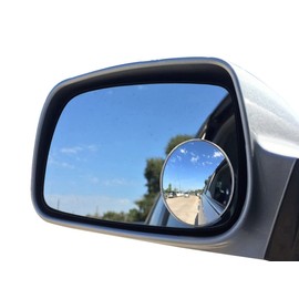 Blind Spot Mirror, Ampper 2" Round HD Glass Convex Aluminum Frame Wide Angle Rear View Mirror For All Universal Vehicles Car Suv (Pack Of 4)