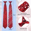 Janmercy 6 Pcs Clip on Tie for Men Clip on