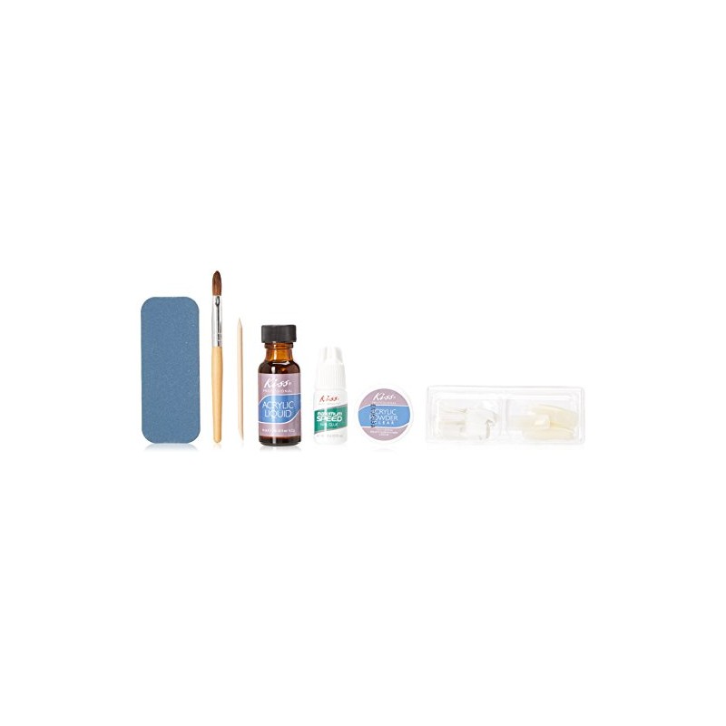 Kiss Nail Frnc ACR Kit Size Ea Kiss French Acrylic
