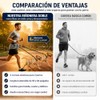 Correa Manos Libres para 2 Perros, Reflectante Correa de Perros，Cierre