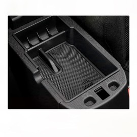 BIXUAN Compatible with Jeep Renegade BU Fiat 500X 2015-2022 Organiser with Non-Slip Mat for Armrest Centre Console, Internal Noise Reduction Organiser