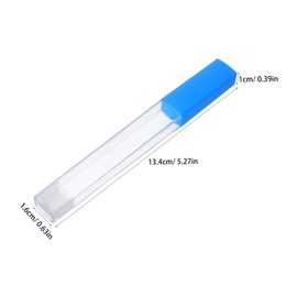 FRCOLOR 3PCS Body Thermometer Storage Holder Portable Protective Tube for Thermometers Acupuncture Tools Transparent Design for Easy Visibility Organization