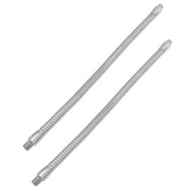2 Piezas Mangueras Flexibles Universal Patas para Focos, Cisnes, Postes de Luz y Lámparas de Mesa Accesorios de Metal Extensibles Ideal para Planchas