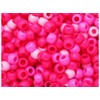 BeadTin Pink Ombre Opaque Mix 9mm Barrel Plastic Pony Beads