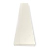 Tenedos Solid White Single Hollywood High Bevel Engineered Marble Threshold