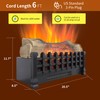 Innoflame 21" Electric Fireplace Log Set, Fireplace Insert with Realistic