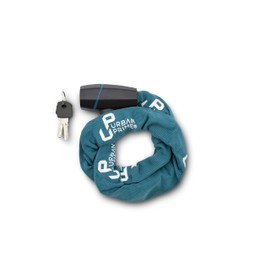 Urban Prime Security Chain Lock With Key, Catena Antifurto Per Bici Monopattini Moto E Scooter Con Chiave Unisex Adulto, Ottanio, Unica