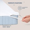 Dreamzie - Molton Mattress Protector 100 x 200 cm 100%