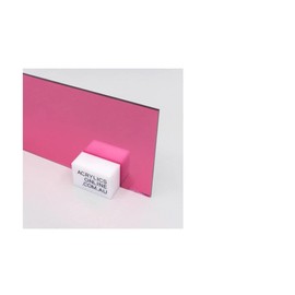 1/8" (3mm) Pink Mirror Acrylic Plexiglass Plastic Sheet 24" x 12" Nominal Size AZM Displays