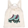 Azeeda 'Roller Skates' Canvas Rucksack/Backpack (RK00014398)
