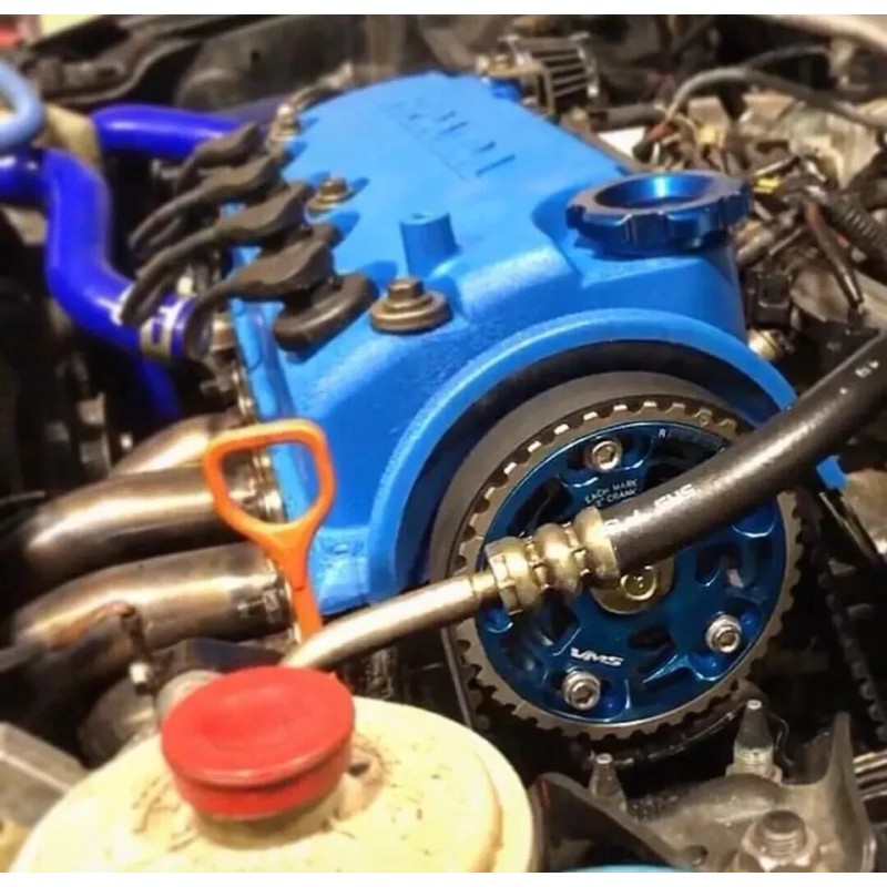 VMS BLUE ADJUSTABLE CAM GEAR FOR HONDA CIVIC 1988 TO