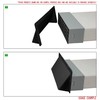 9x3 Airbrick Cover Ducting Cowl - Black Exclusive to i-sells