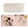 15pcs Cotton Drawstring Bags,Double Drawstring Cotton Cloth Bag,8 * 10cm