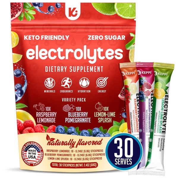 Keppi Keppi Keto Electrolytes Powder No Sugar - Made in