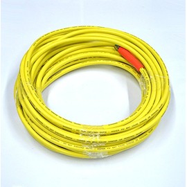 Dixie Divers Hookah Hose(1/4-inch) with 1ST (3/8-inch Male) and 2ND (9/16-inch Female) Stage Fittings for Scuba Diving Boat Botton Pool Cleaner Kayak (Hose 20)