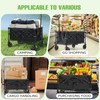 GOTRUTH Collapsible Wagon Cart Foldable, 220L Folding Wagon Cart with
